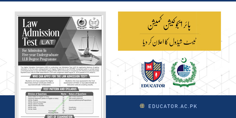 How to Apply for HEC LAT Test