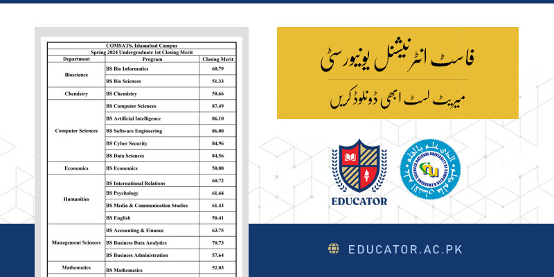 How to Check FAST Merit List