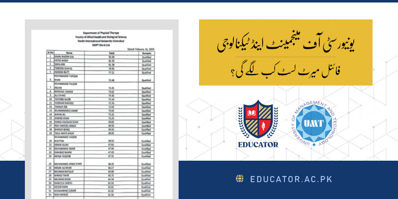 UMT Merit Calculator Award List