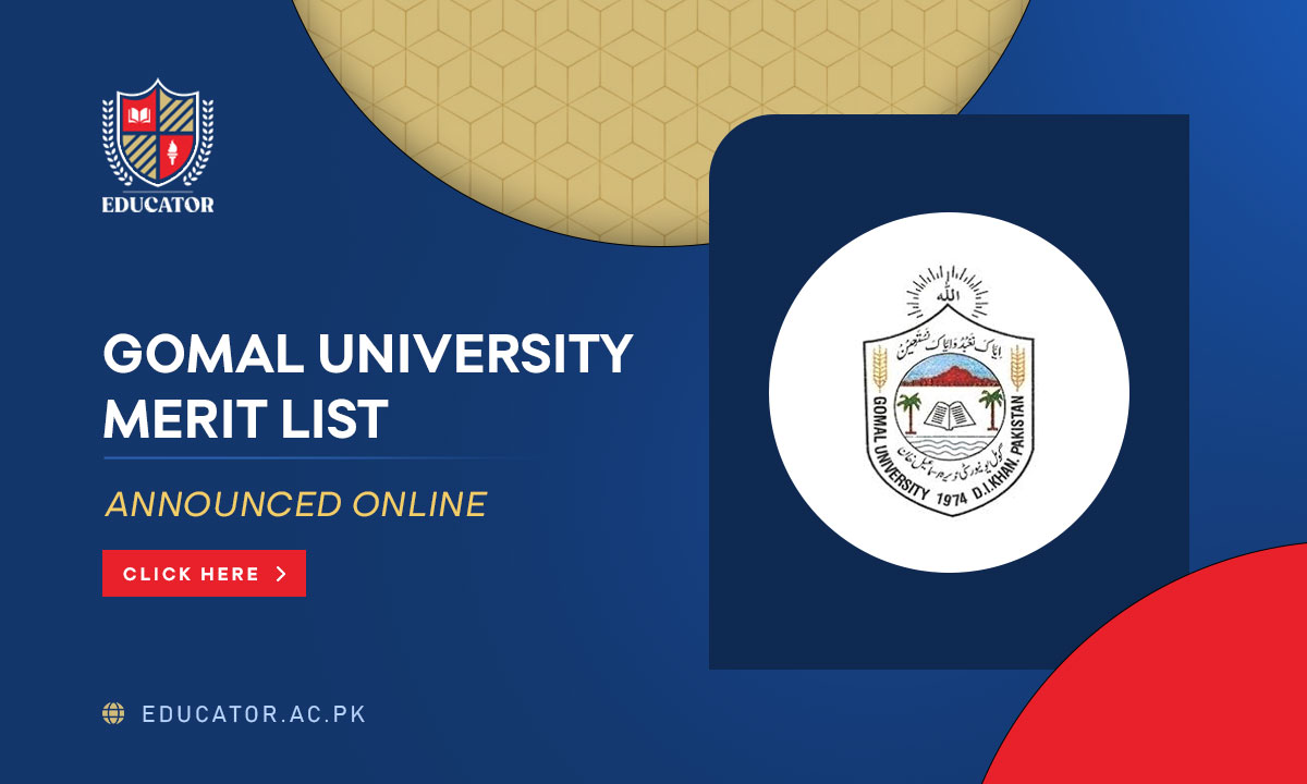 Gomal University Merit List