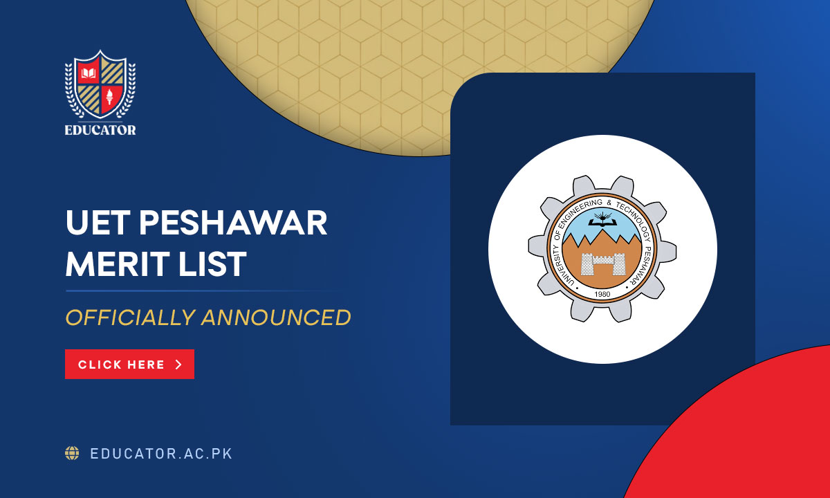 UET Peshawar Merit List